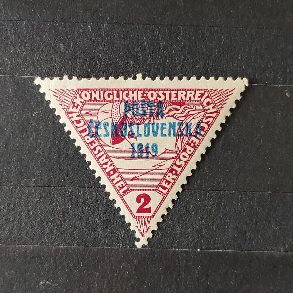 Briefmarke Tschechoslowakie PČ 1919 , 2h, Mi.67* 