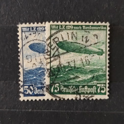 Satz Deutsches Reich, 50Pfg.-75Pfg., Mi.606-607# 