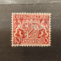 Stamp Bavaria, Mi.26, used# 