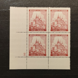 Block Böhmen und Mähren Protektorat, 1K, Mi.28** 