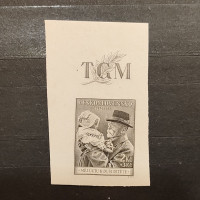 Briefmarke Tschechoslowakie, 2 + 3 Kč, Mi.BL3 ** 