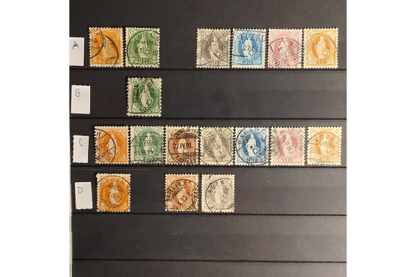 Sestava známek Švýcarsko lot-10531#