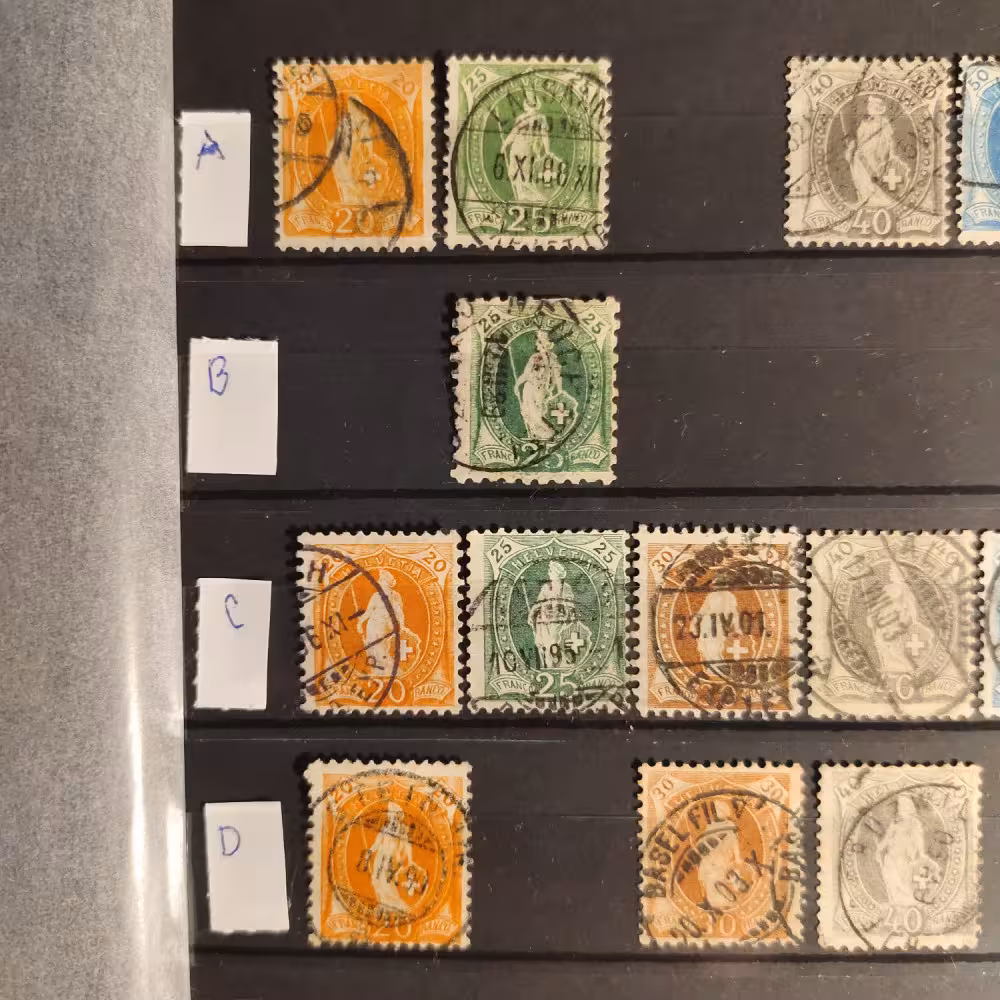 Stamps lot Switzerland lot-10531# 1