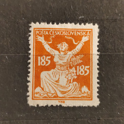 Známka ČSR, 185h, Pof.160* 