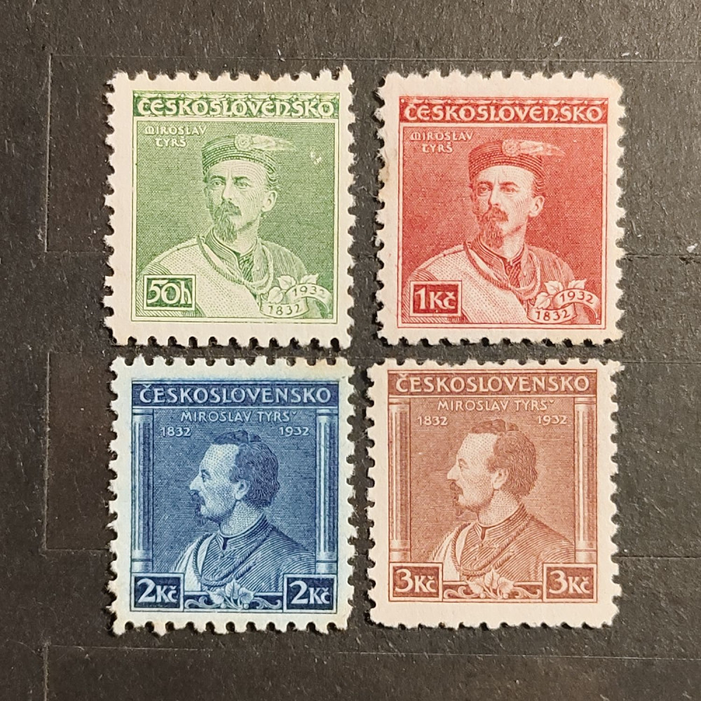 Série ČSR, 50h-3 Kč, Pof.268-271* 