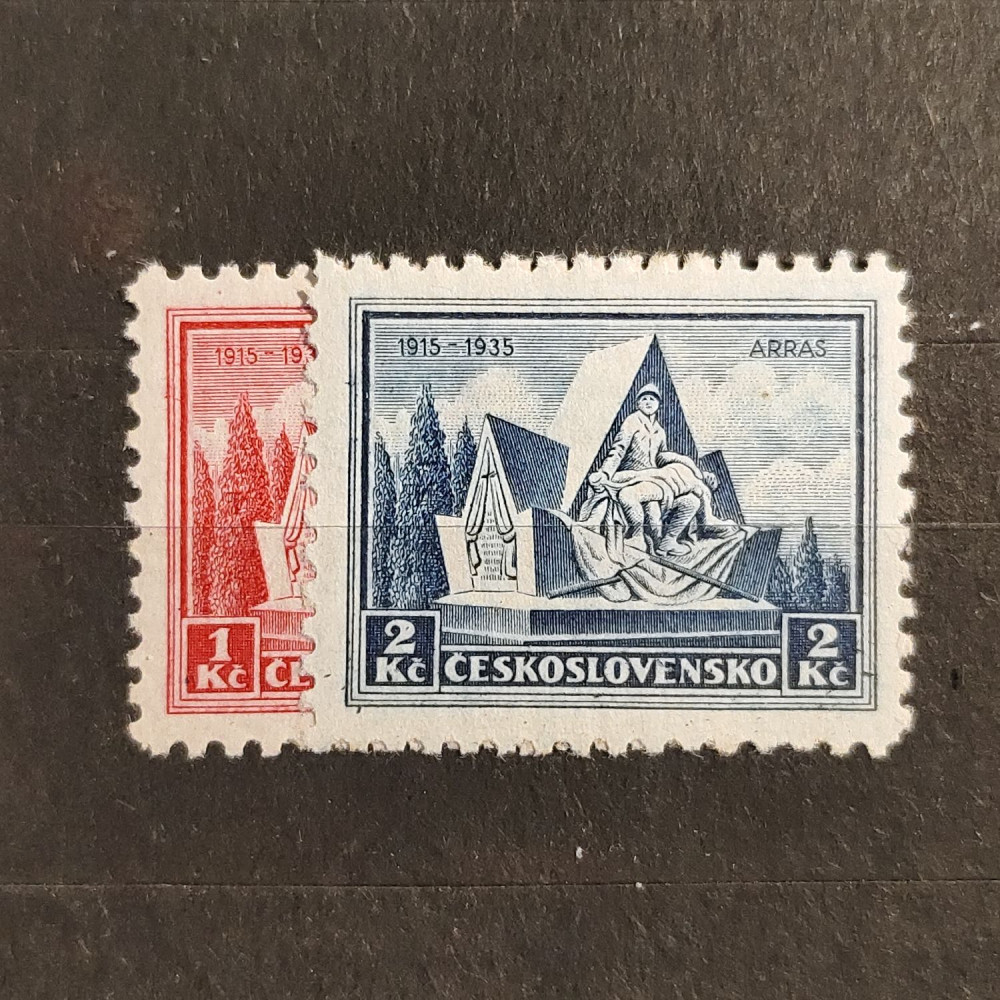 Set Czechoslovakia, 1 Kč-2 Kč, Mi.336-337, MH* Set Czechoslovakia, 1 Kč-2 Kč, Mi.336-337, MH*