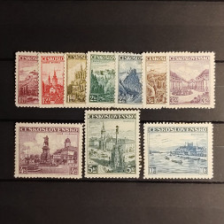 Série ČSR, 1,20 Kč-10 Kč, Pof.304-313* 