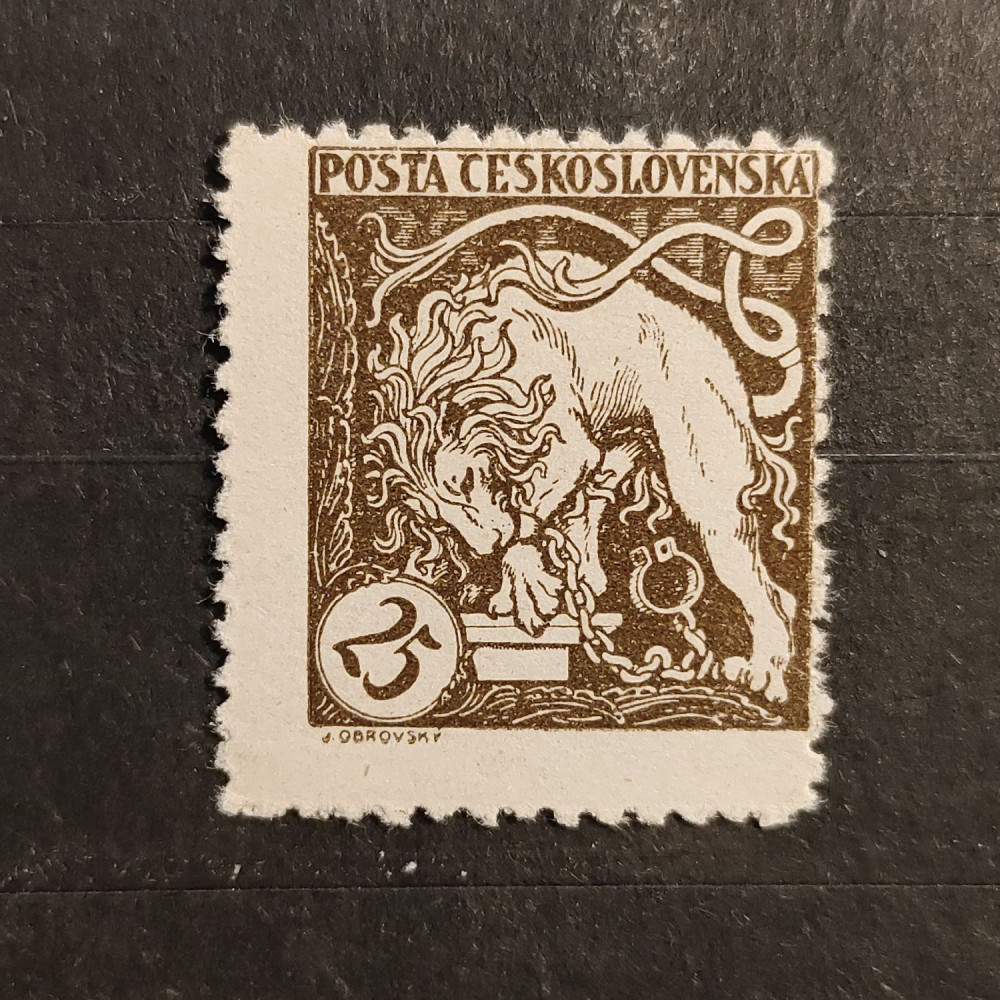 Briefmarke Tschechoslowakie, ** 