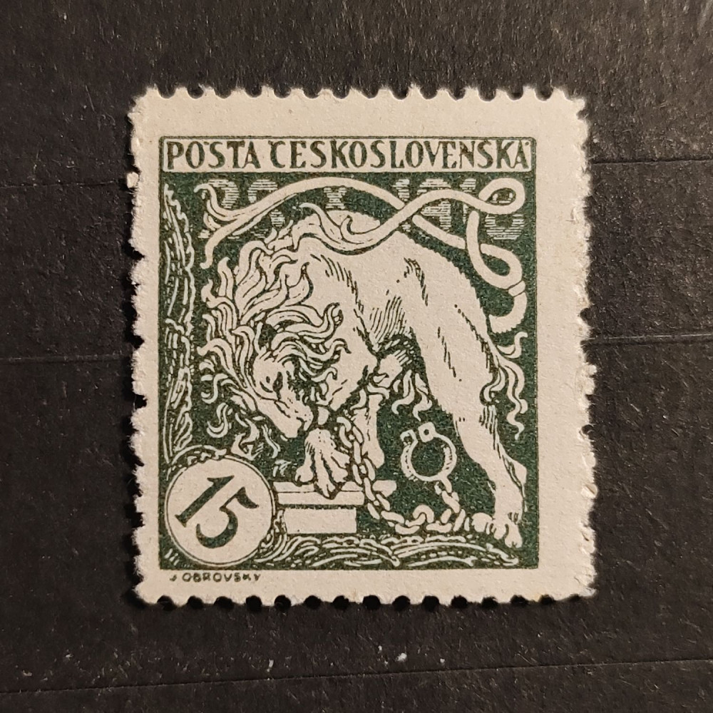 Briefmarke Tschechoslowakie, ** 