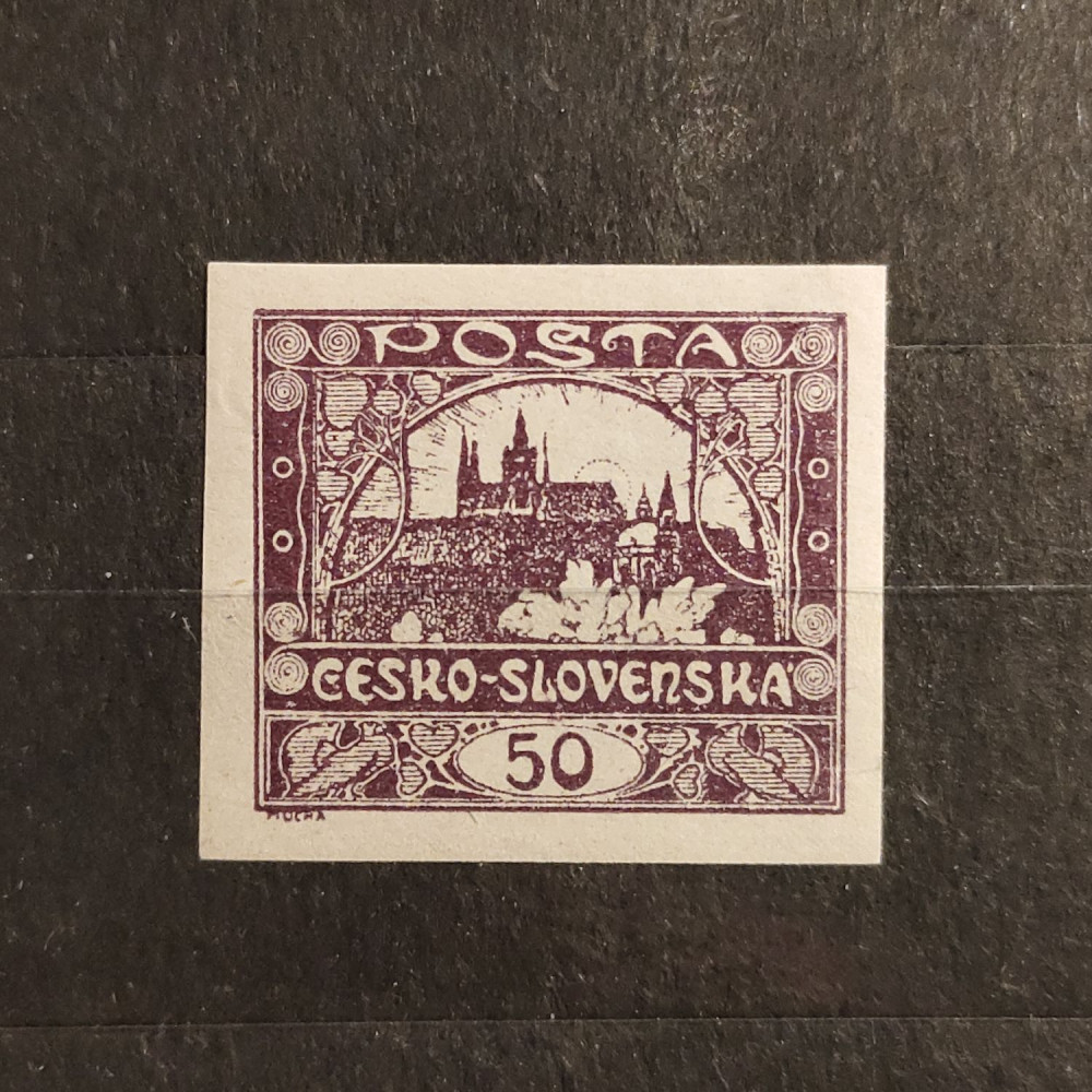 Briefmarke Tschechoslowakie, 50h, Mi.19** 