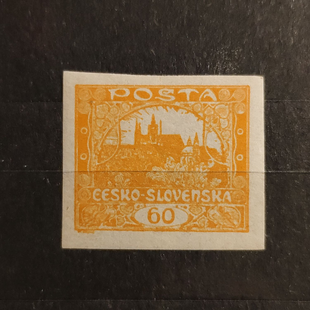 Sello Checoslovaquia, 60h, Mi.20, MNH** 