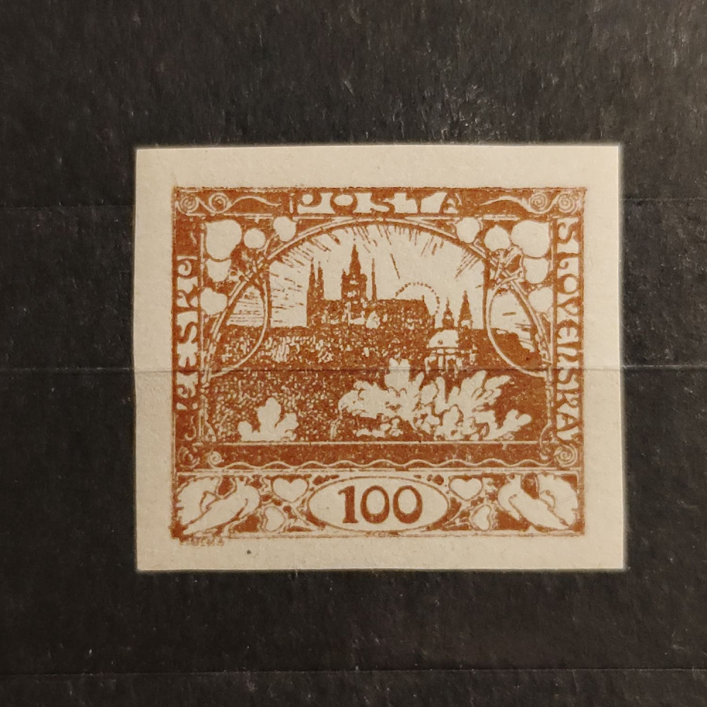 Briefmarke Tschechoslowakie, 100h, Mi.8** 