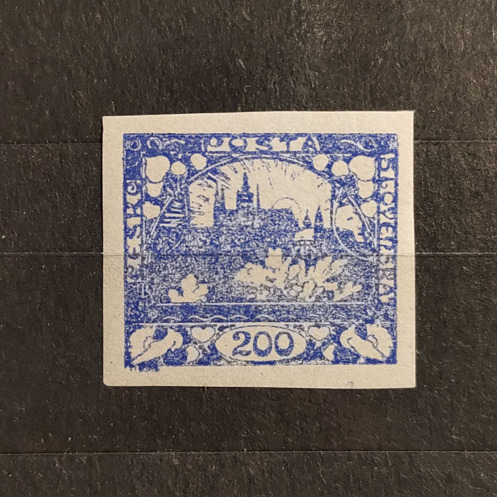 Sello Checoslovaquia, 200h, Mi.9, MNH** 