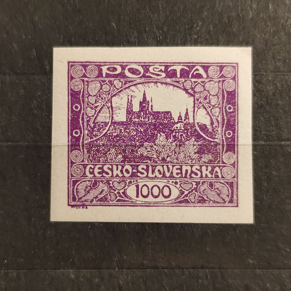 Briefmarke Tschechoslowakie, 1000h, Mi.23** 