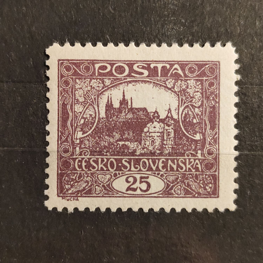 Sello Checoslovaquia, 25H, , MNH** 