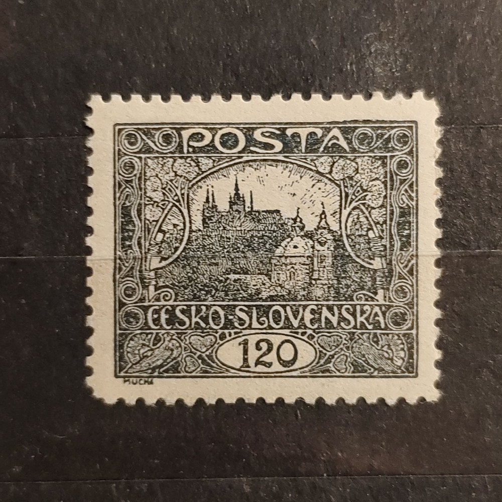 Briefmarke Tschechoslowakie, 120h, Mi.32A* 