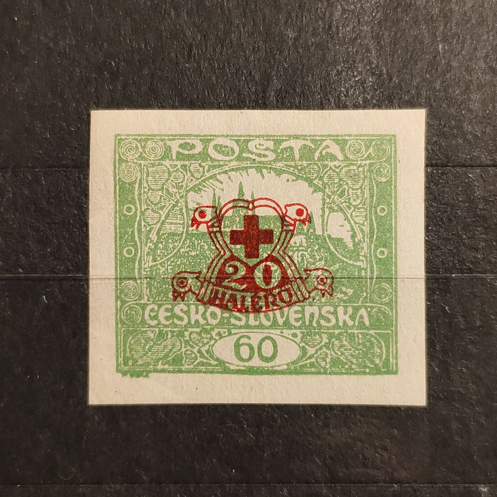 Briefmarke Tschechoslowakie, 60+20h, Mi.197U** 