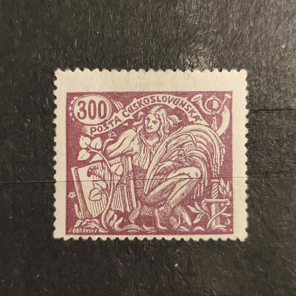 Známka ČSR, 300h, Pof.175**, B, III 