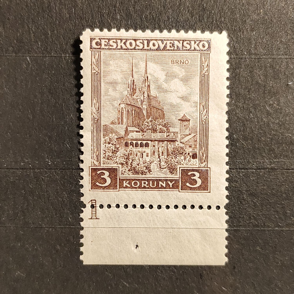 Briefmarken mit Kennzeichen Tschechoslowakie, ** 