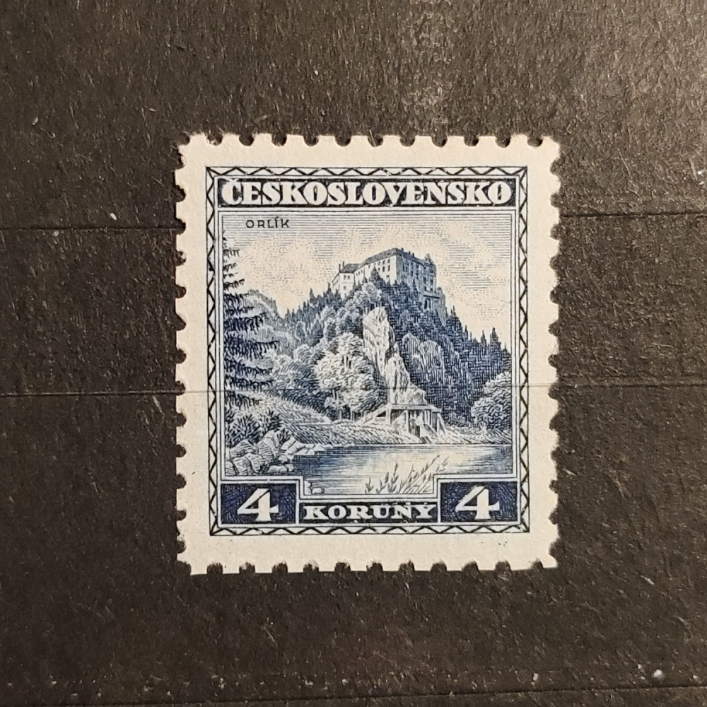 Briefmarke Tschechoslowakie, 4 Kč, Mi.312** 