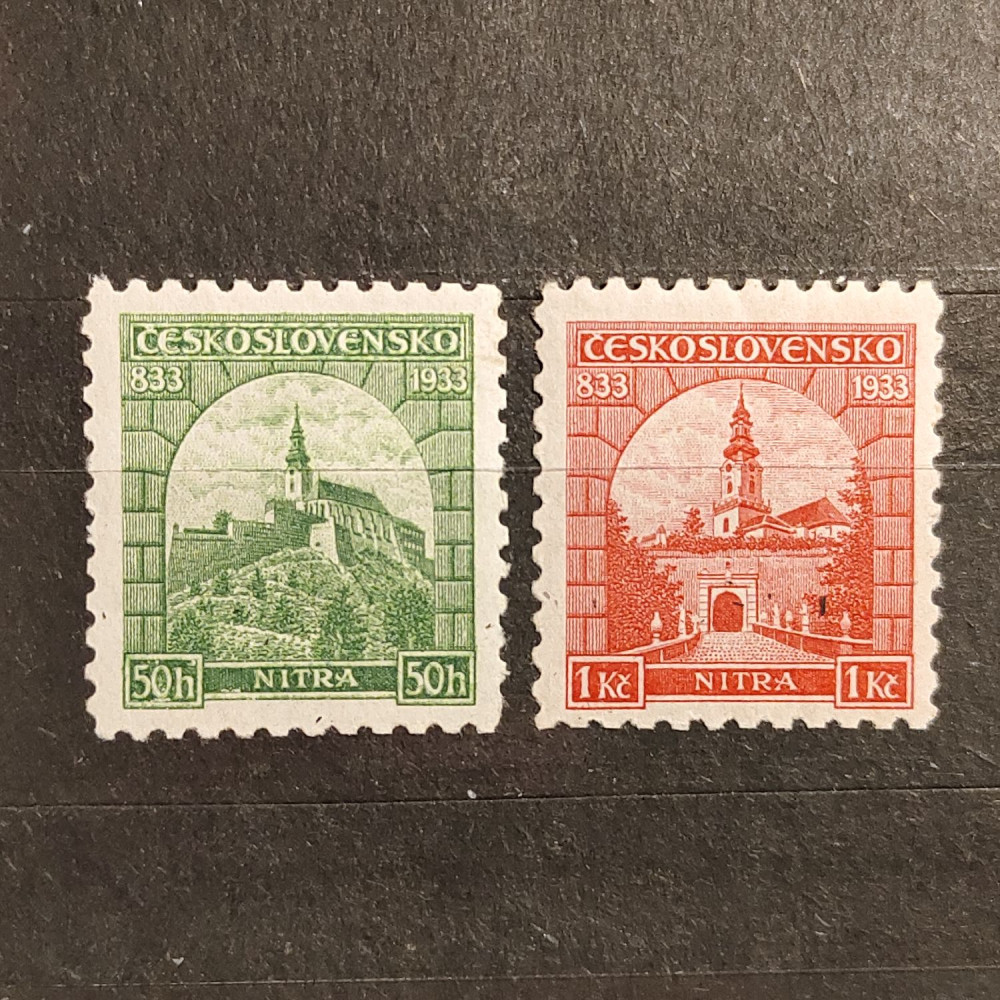 Série ČSR, 50h-1 Kč, Pof.273-274** 