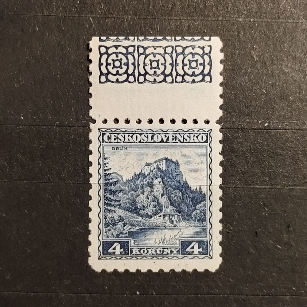 Briefmarke Tschechoslowakie, 4 Kč, Mi.312** 
