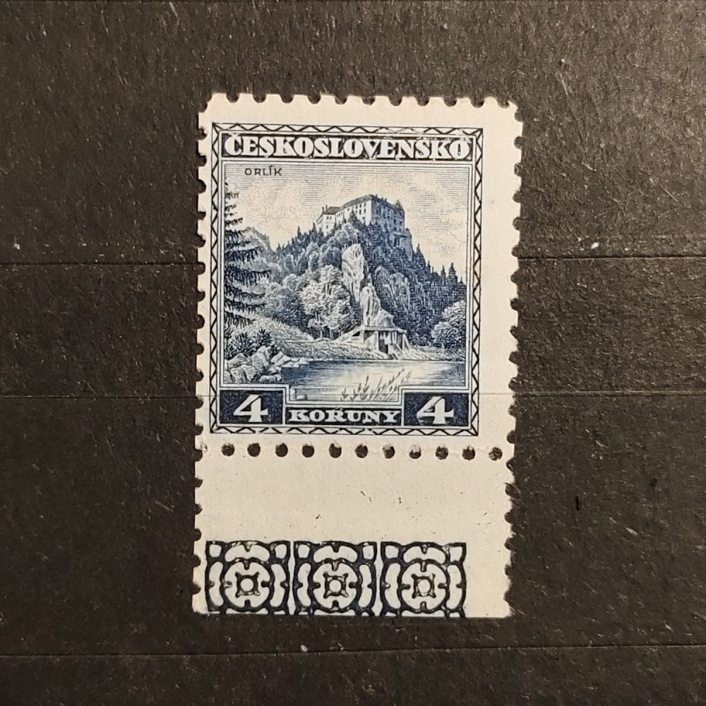 Briefmarke Tschechoslowakie, 4 Kč, Mi.312** 