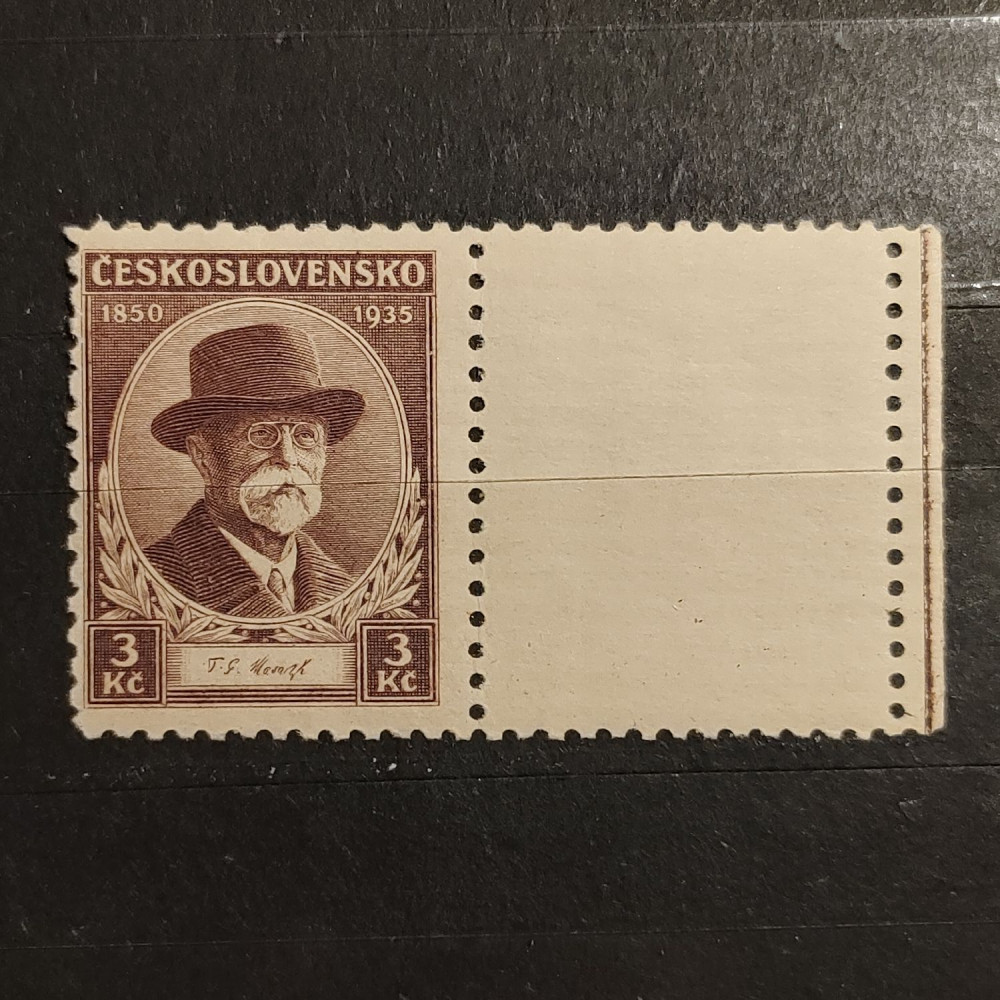 Selo com vinhetas Tchecoslováquia, 3 Kč, Mi.335, MNH** 