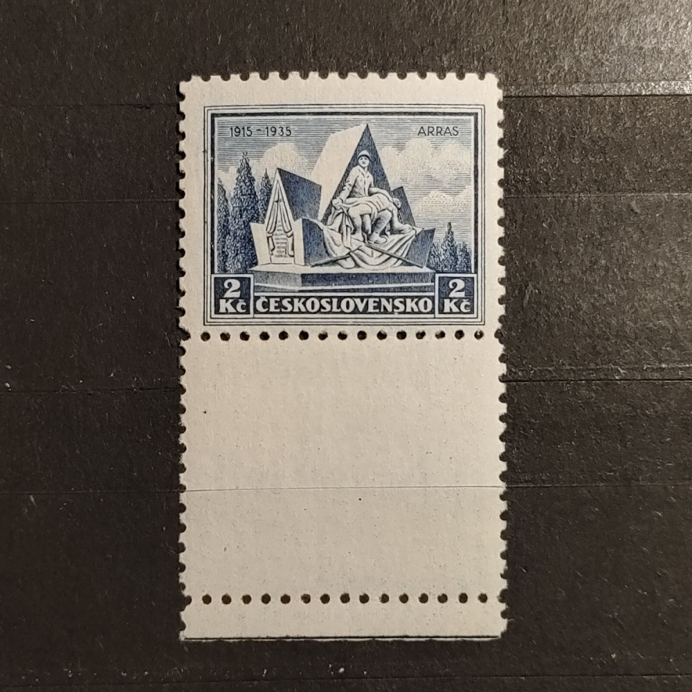 Sello con viñetas Checoslovaquia, 2 Kč, Mi.337, MNH** 