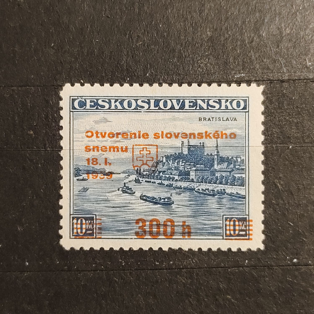 Briefmarke Tschechoslowakie, 300h/10 Kč, Mi.405** 