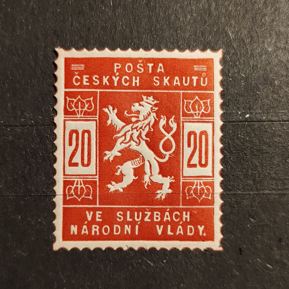 Briefmarke Tschechoslowakie, 20h, Mi.II** 
