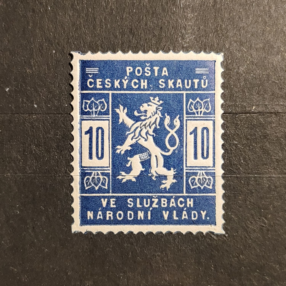 Známka ČSR, 10h, Pof.SK1** 