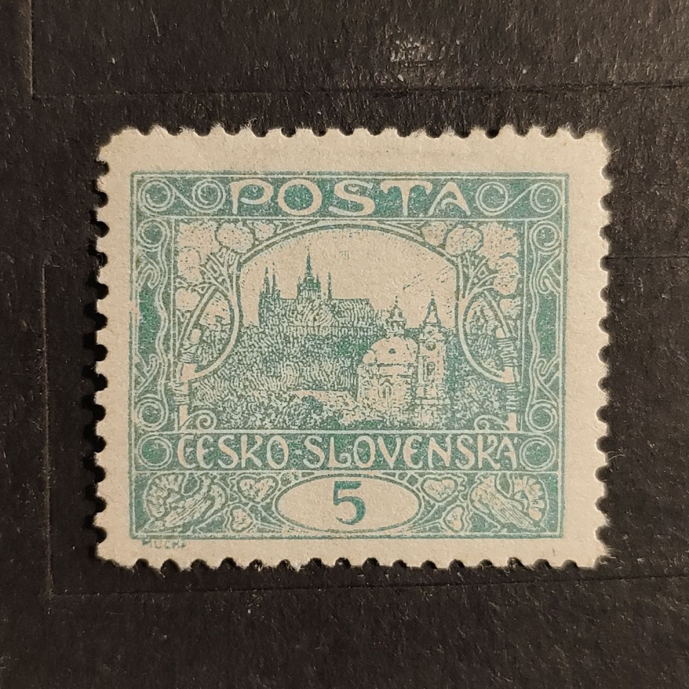 Sello Checoslovaquia, 5h, Mi.24E, MNH** 