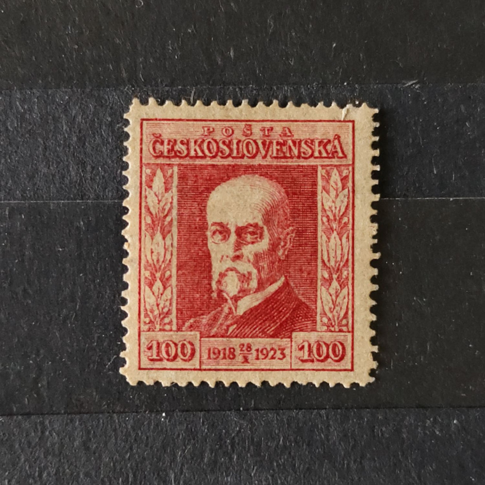 Sello Checoslovaquia, 100h, Mi.206, MH* 