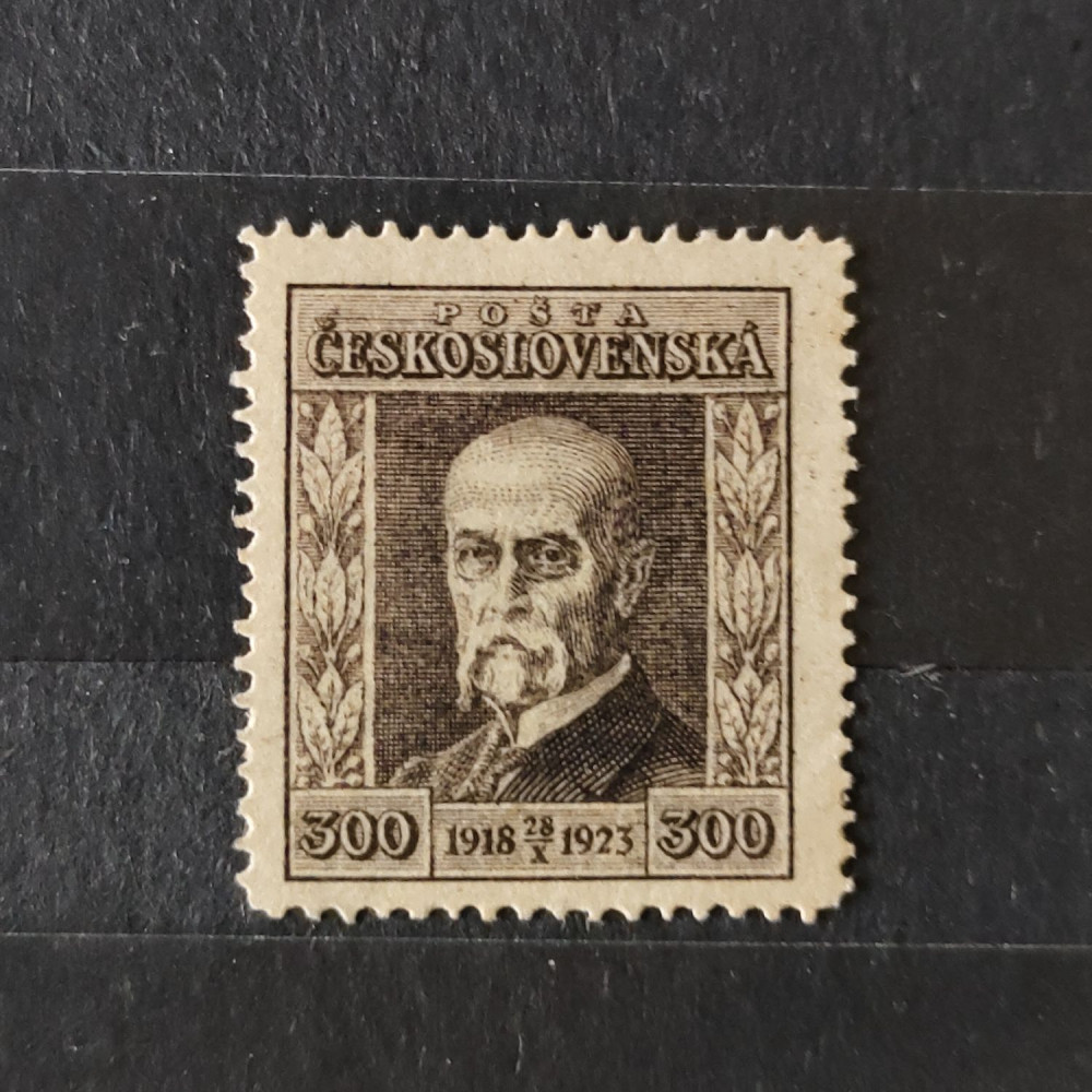 Sello Checoslovaquia, 300h, Mi.208, MH* 