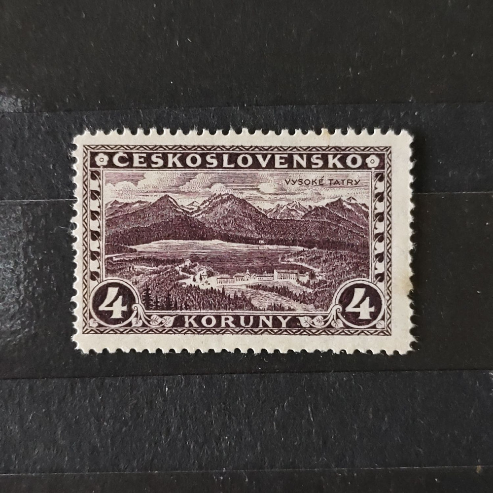 Briefmarke Tschechoslowakie, 4 Kč, Mi.255** 