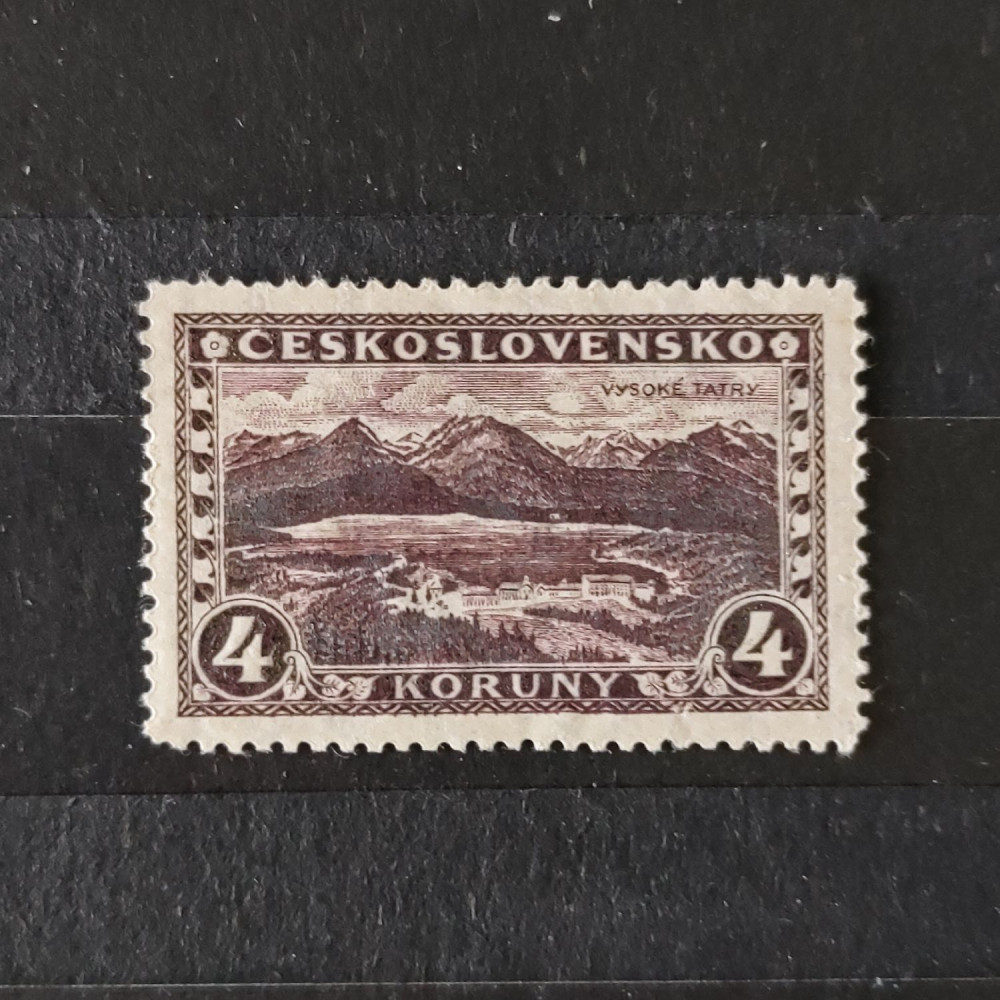 Briefmarke Tschechoslowakie, 4 Kč, Mi.255** 