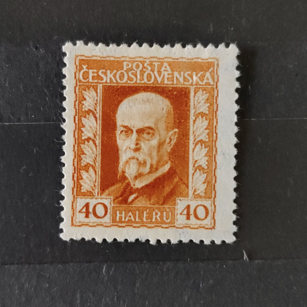 Sello Checoslovaquia, 40h, Mi.221, MH* 