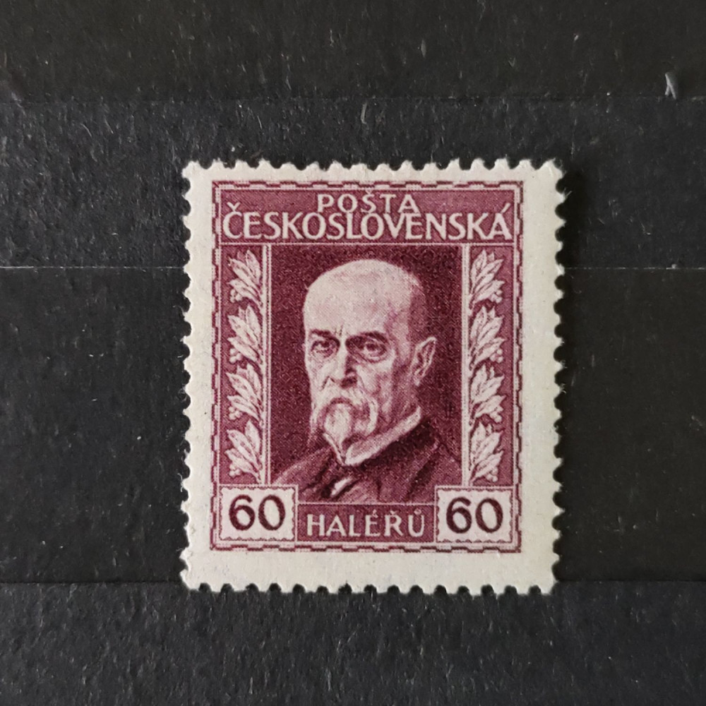 Sello Checoslovaquia, 60h, Mi.223, MH* 