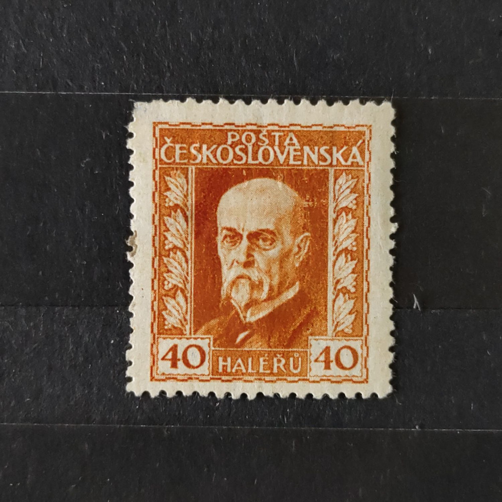 Sello Checoslovaquia, 40h, Mi.221, MH* 