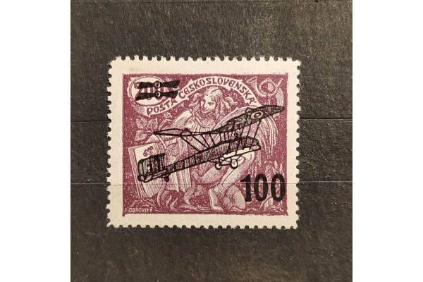 Známka ČSR, 100 / 200h, Pof.L5** 