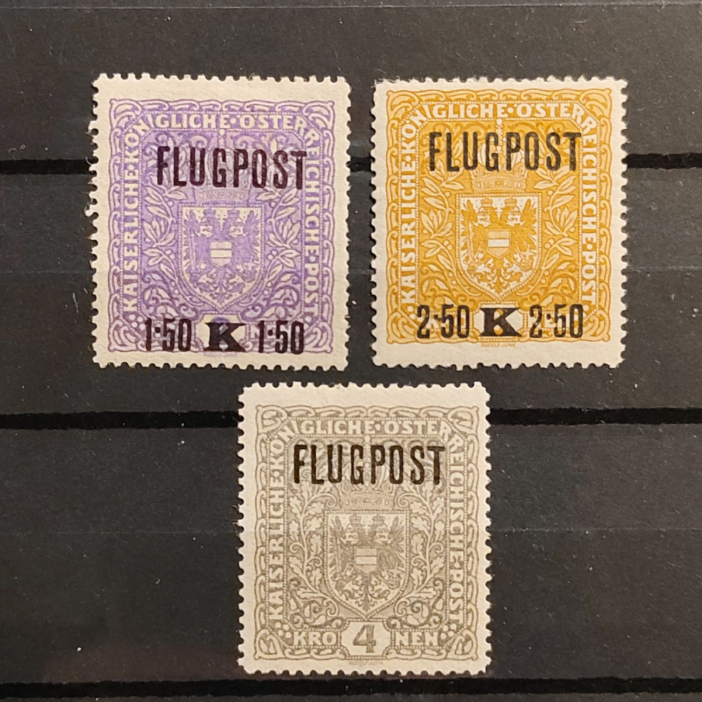 Sestava známek Rakousko-Uhersko, Mi.225-227* 