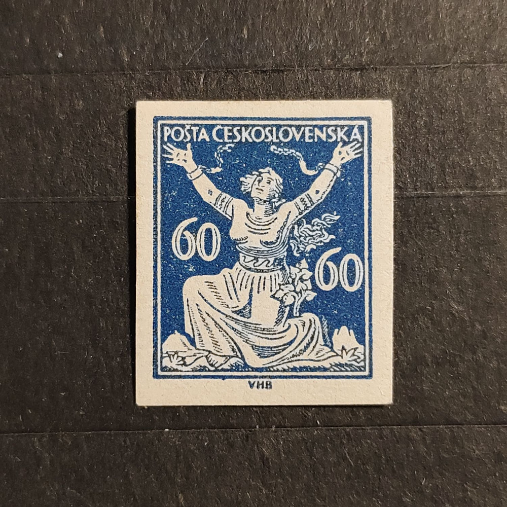 Selo Tchecoslováquia, 60h, Mi.176U, MNH** 