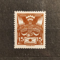 Calco (offset) Checoslovaquia, 15h, Mi.166, MNH**  1