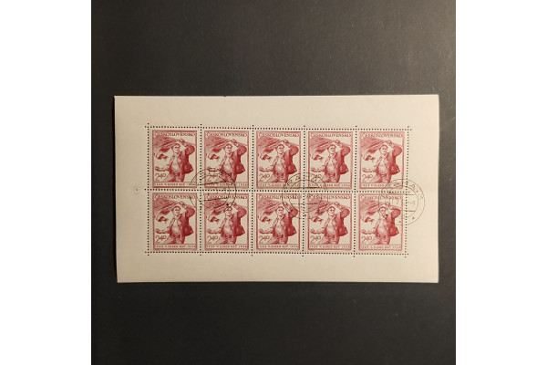 Desetiblok ČSR, 10x2,40 Kčs, Pof.PL771# 