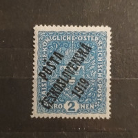 Briefmarke Tschechoslowakie, 2K, Mi.55I* 