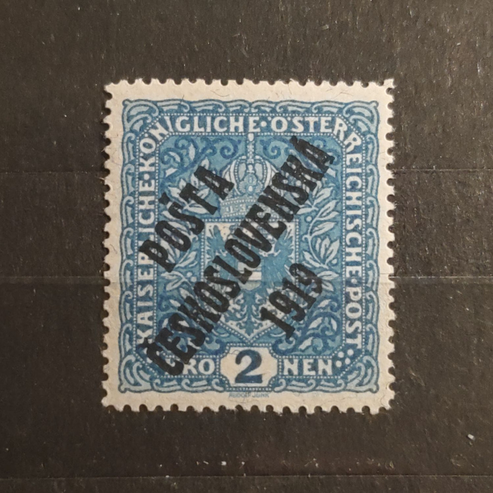 Sello Checoslovaquia, 2K, Mi.59, MH* 