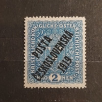 Briefmarke Tschechoslowakie, 2K, Mi.59* 