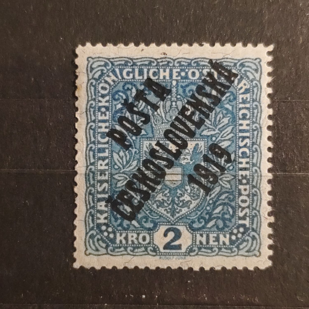 Sello Checoslovaquia, 2K, Mi.59, MNH** 