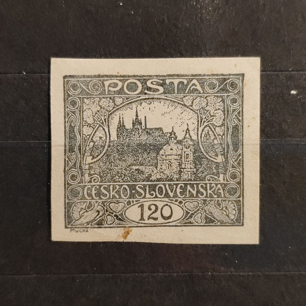 Sello Checoslovaquia, 120h, Mi.32, MNH** 